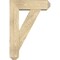 Ekena Millwork Traditional Craftsman Rough Sawn Bracket w/ Offset Brace, Douglas Fir, 8"W x 26"D x 38"H BKT0806X26X38TRA04RDF - alternate 3